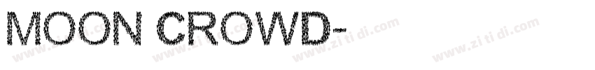 MOON CROWD字体转换
